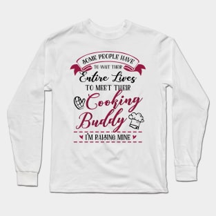 Cooking Mom and Baby Matching T-shirts Gift Long Sleeve T-Shirt